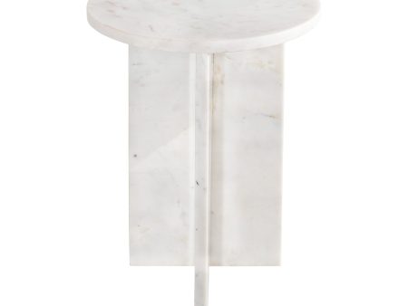 Moes Home Accent Tables Grace White  Contemporary Furniture on Sale