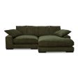 Moes Home Sectionals PLUNGE Green  Contemporary Furniture Online