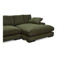 Moes Home Sectionals PLUNGE Green  Contemporary Furniture Online