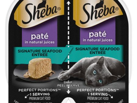 Sheba Perfect Portions Pate Wet Cat Food Signature Seafood, 24 Each 2.6 Oz (Count of 24) by San Francisco Bay Brand Online Sale