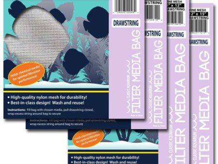 Weco Products Fine Mesh Drawstring Filter Media Bag White, 1 Each 4 In X 8 in by Weco For Sale