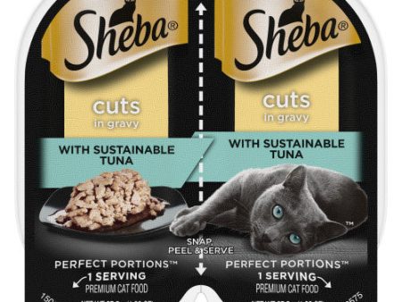 Sheba Perfect Portions Cuts in Gravy Wet Cat Food Signature Tuna, 24Each 2.6 Oz, 24 Pack (Count of 24) by San Francisco Bay Brand Sale