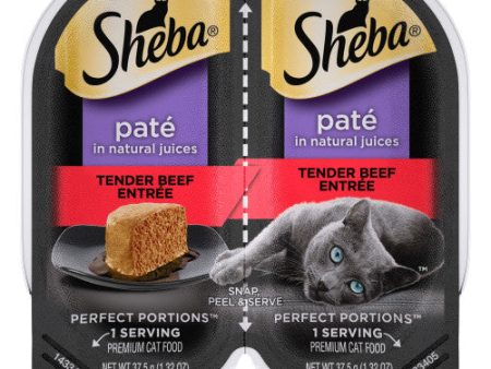 Sheba Perfect Portions Pate Wet Cat Food Teder Beef, 24 Each 2.6 Oz (Count of 24) by San Francisco Bay Brand Sale