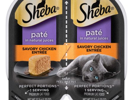 Sheba Perfect Portions Pate Wet Cat Food Savory Chicken, 24 Each 2.6 Oz (Count of 24) by San Francisco Bay Brand Cheap